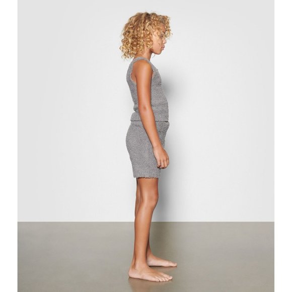 SKIMS Cozy Knit Tank Top Lot of 2 Smoke Onyx Girls 6/7 - Picture 15 of 16